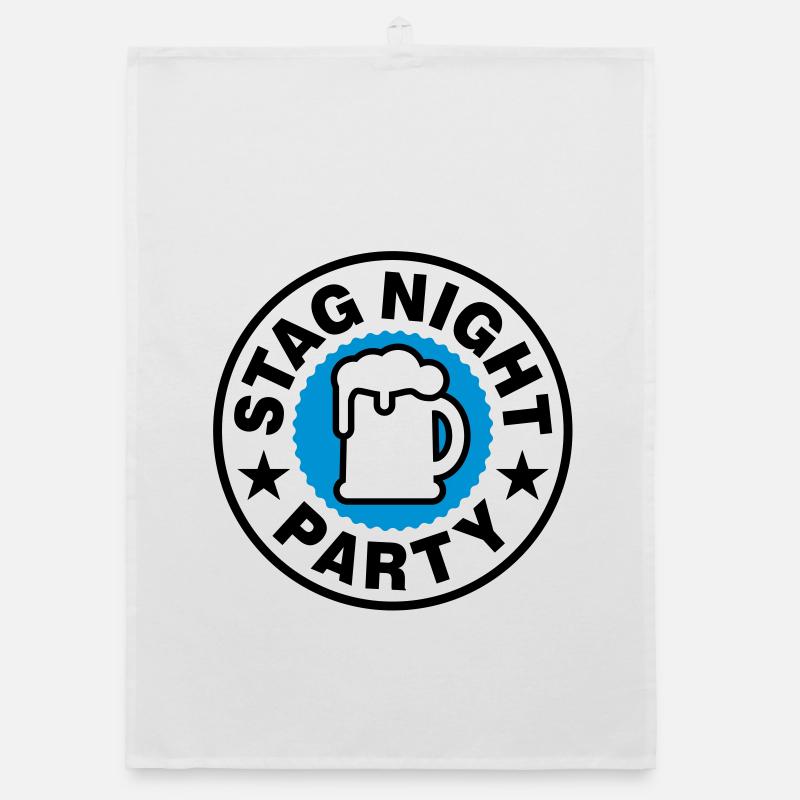 Stag Night Organic Geschirrtuch