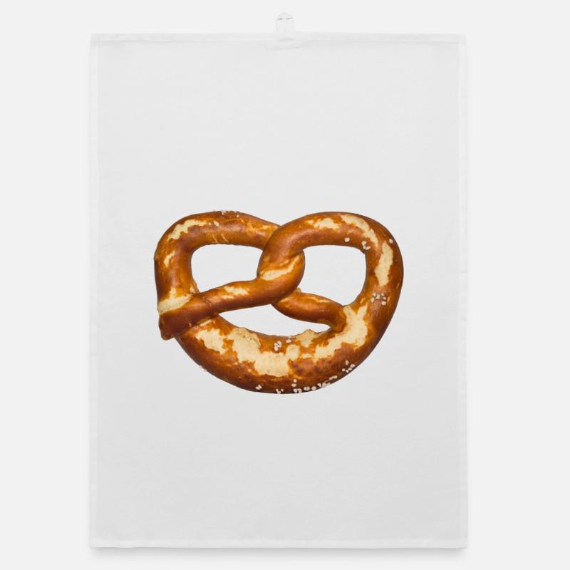 Knot Pretzel Pattern Organic dish towel