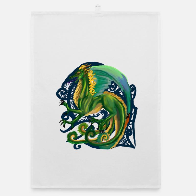Drachen Organic Geschirrtuch