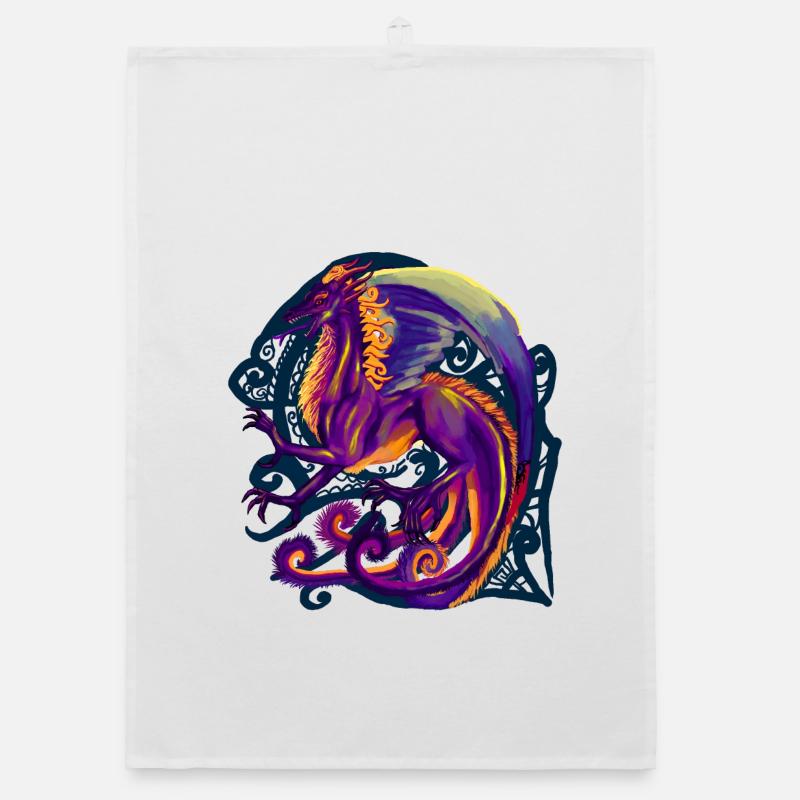 Drachen Organic Geschirrtuch