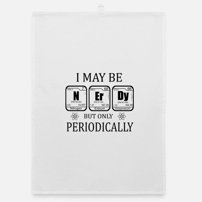 Chemistry Science Periodic Table Nerd Organic dish towel