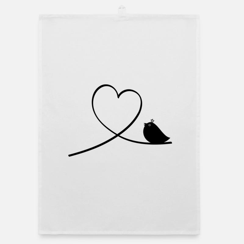 bird Organic dish towel