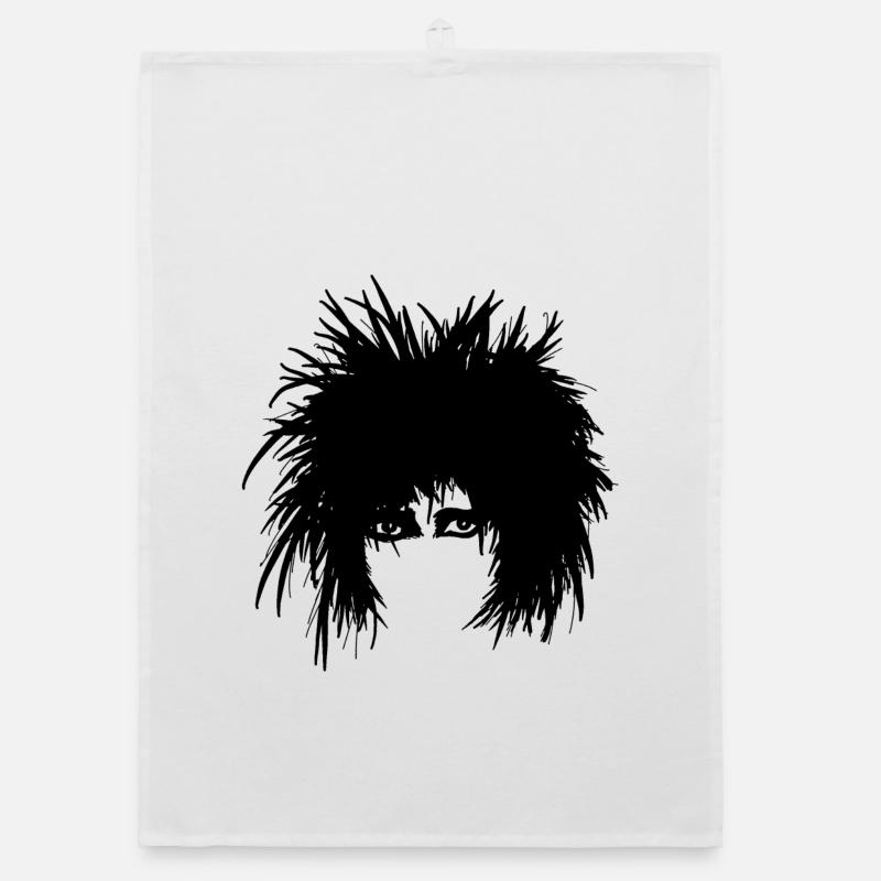 Dark Wave Electro Pop Punk 80s Organic dish towel