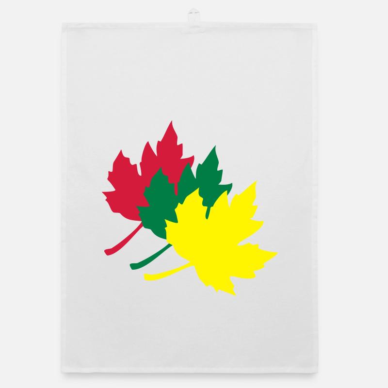 maple leaf Organic dish towel
