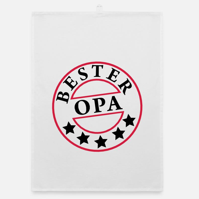 „Bester Opa“ Organic Geschirrtuch