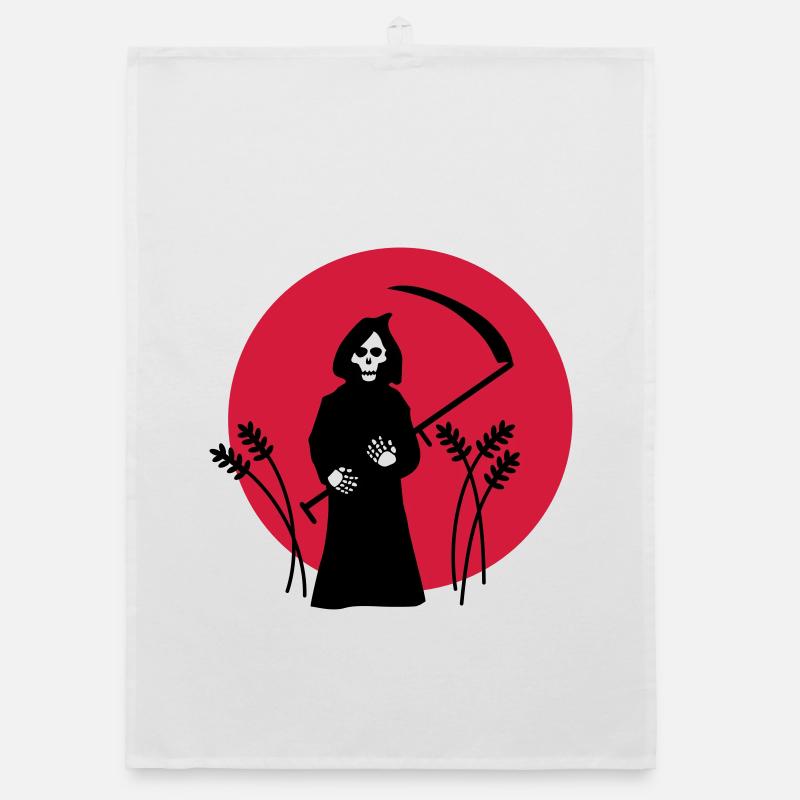 skeleton Organic dish towel