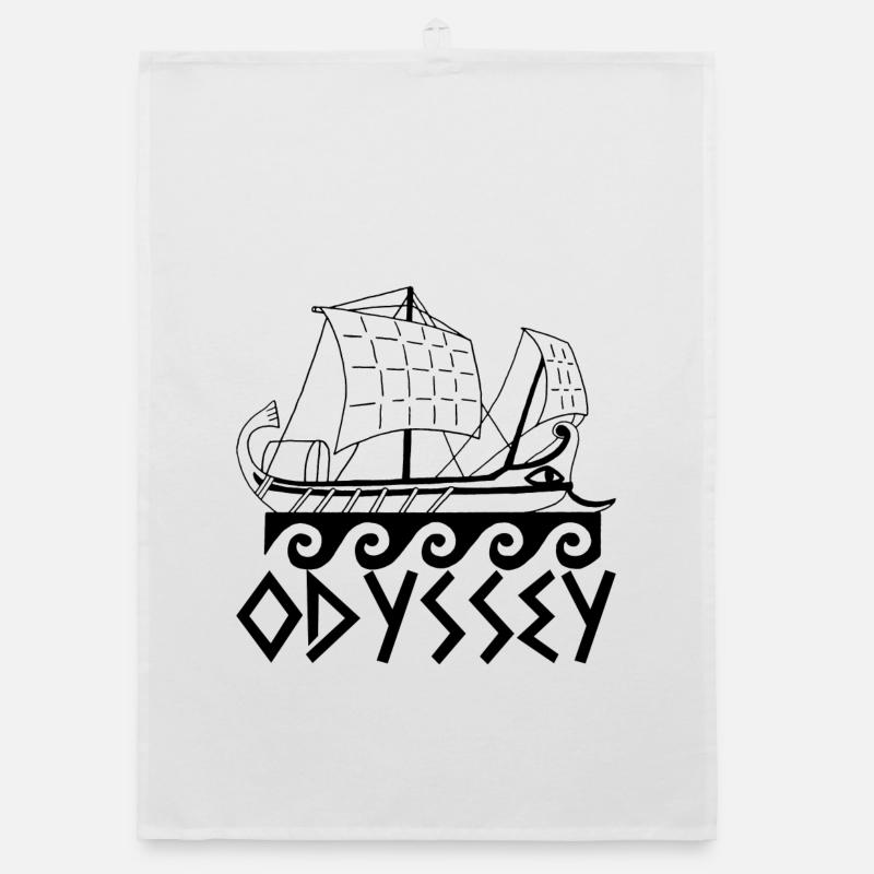 Boot und Odyssee Organic Geschirrtuch