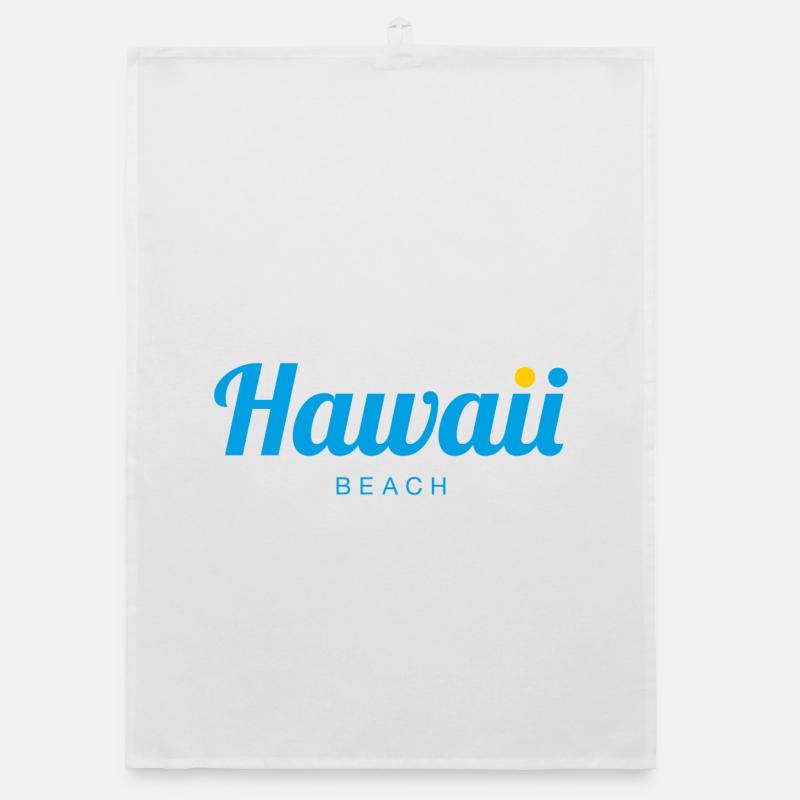 Plage d’HAWAÏ Torchon bio