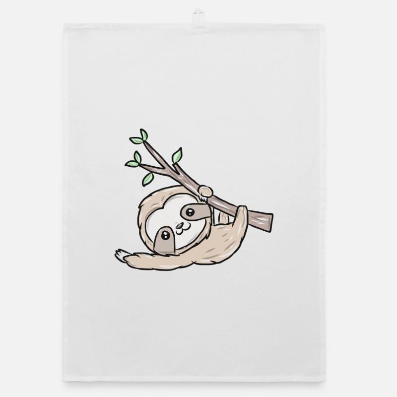 Sloth Organic dish towel