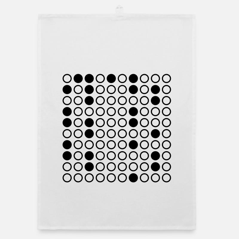 Nerdy Design "Primzahlen" bis 100 Organic Geschirrtuch