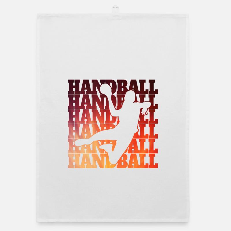 Conception de handball Torchon bio