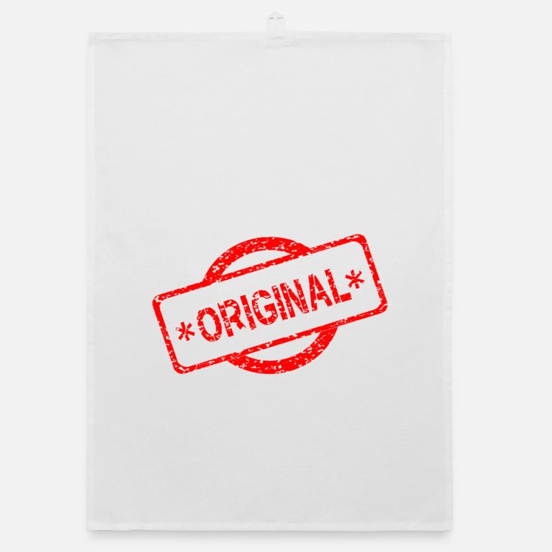 Original Stamp Layout Organic dish towel