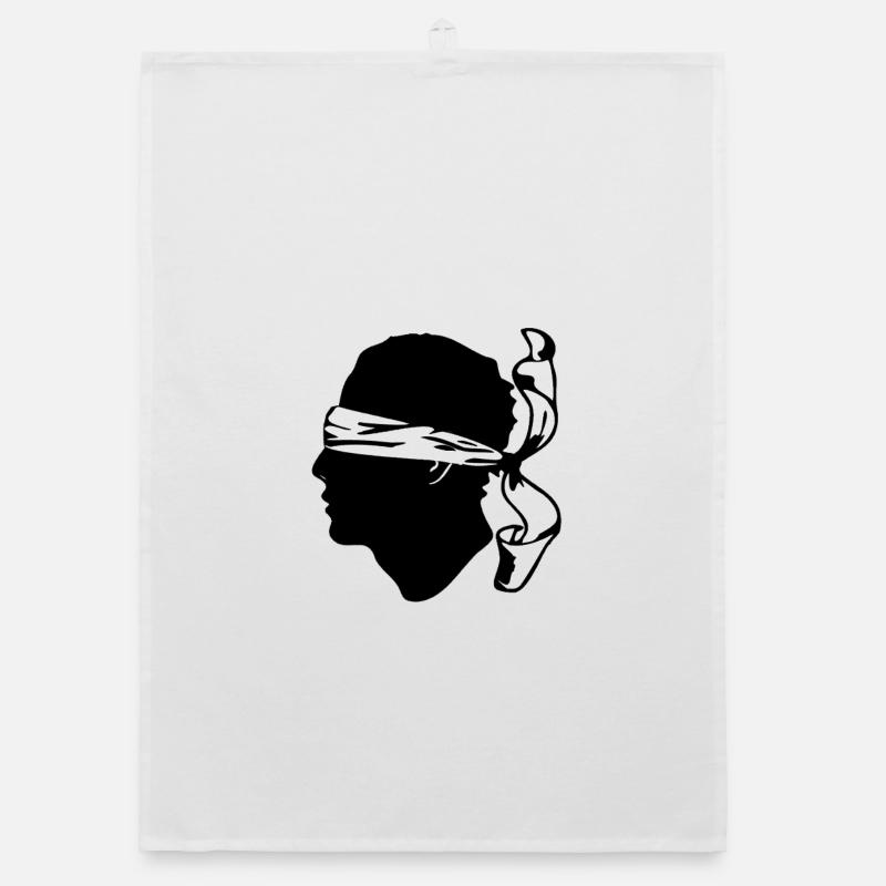 Corsica blindfolded Organic dish towel