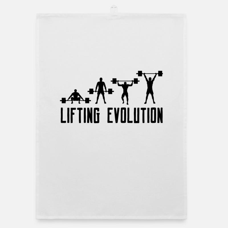 Weightlifting Bodybuilder Gym Workout Gym Organic dish towel