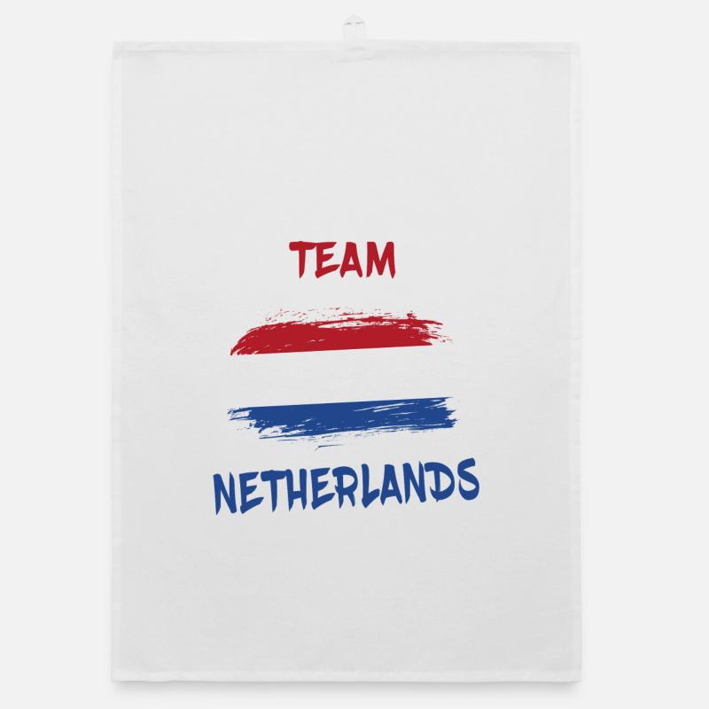 Team Netherlands design / gift idea Organic dish towel