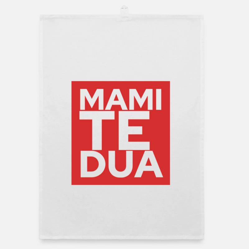Mami të dua Organic Geschirrtuch
