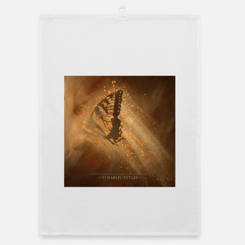 Effet papillon 2 Torchon bio