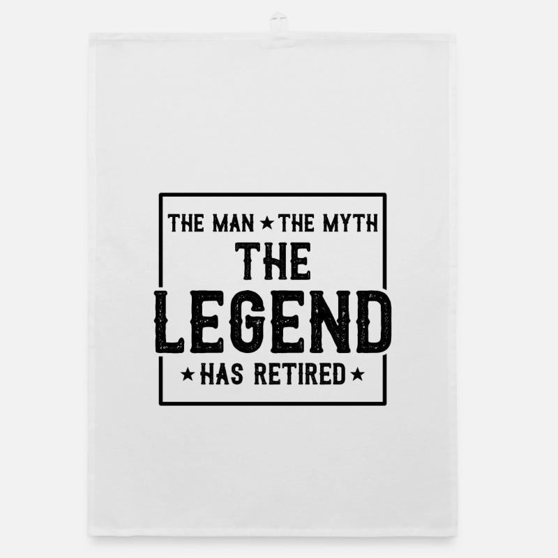 Funny Retirement Gift Organic dish towel