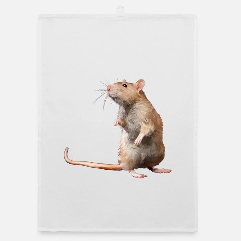 Maus Organic Geschirrtuch