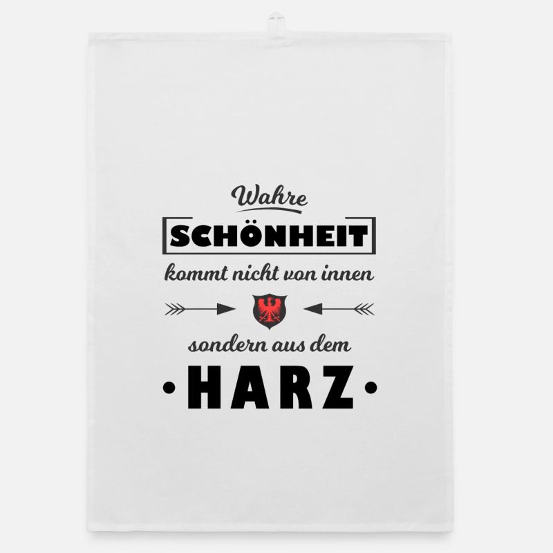Harz - Organic Geschirrtuch - Weiß
