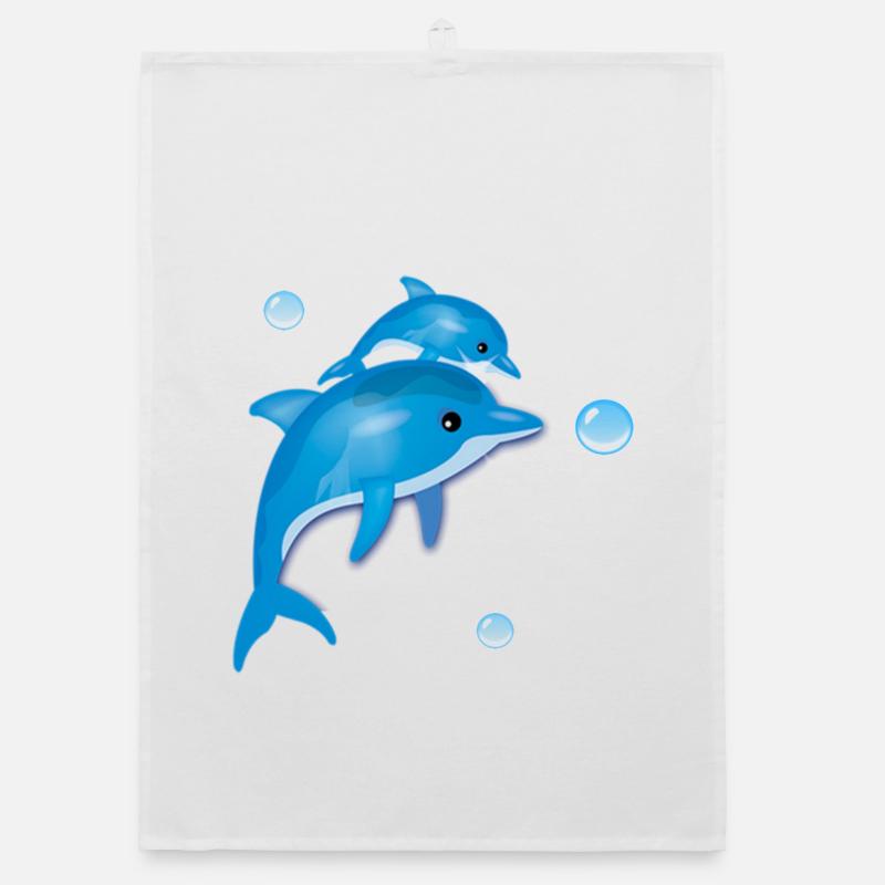 Dolphin Organic Geschirrtuch