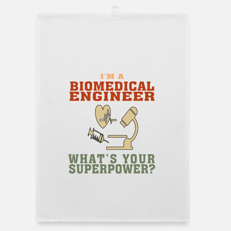 Funny Biomedical Engineering Quote for Biomedical Organic dish towel