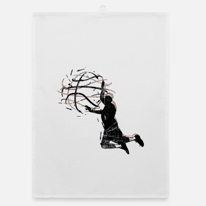 Crown Ring Silhouette Organic dish towel