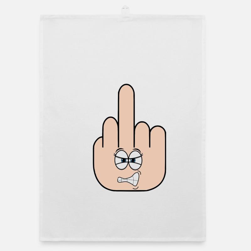 Mittelfinger Organic Geschirrtuch