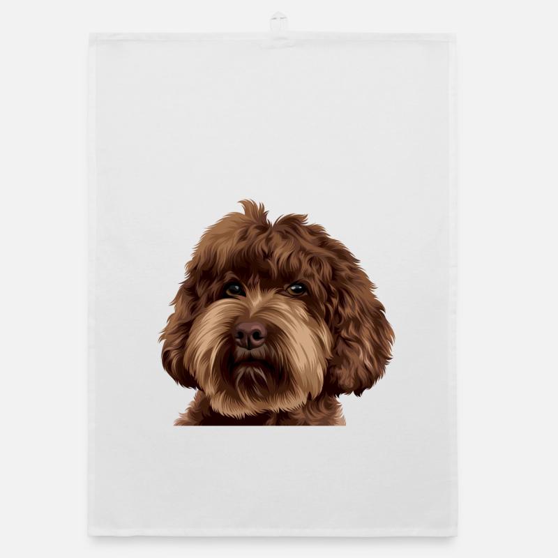 Schnoodle Doodle Dog Organic Geschirrtuch