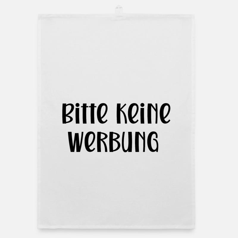 Bitte keine Werbung Organic Geschirrtuch