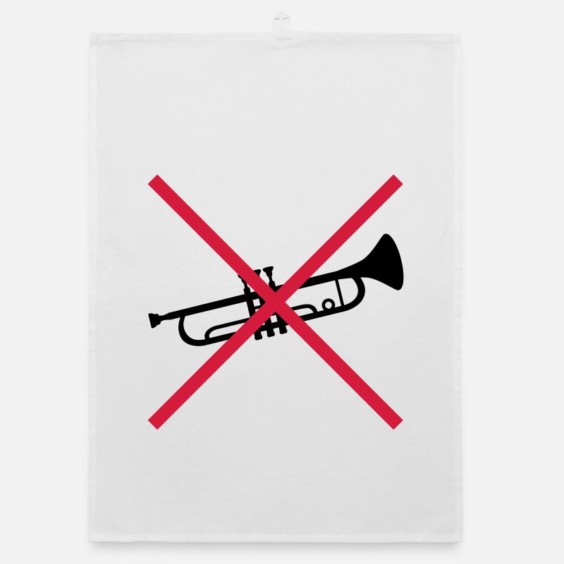 Trompette Bouclier Interdit Torchon bio