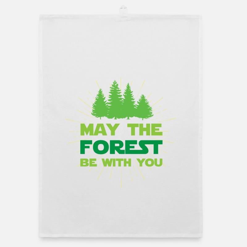 Que la forêt soit avec vous Torchon bio