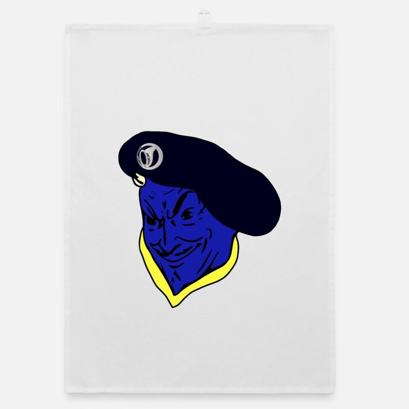 Alpine Hunter-Blue Devil-French Army Organic dish towel