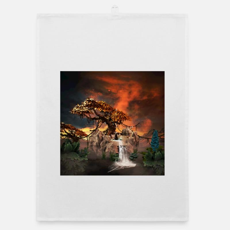 Der alte Baum Organic Geschirrtuch