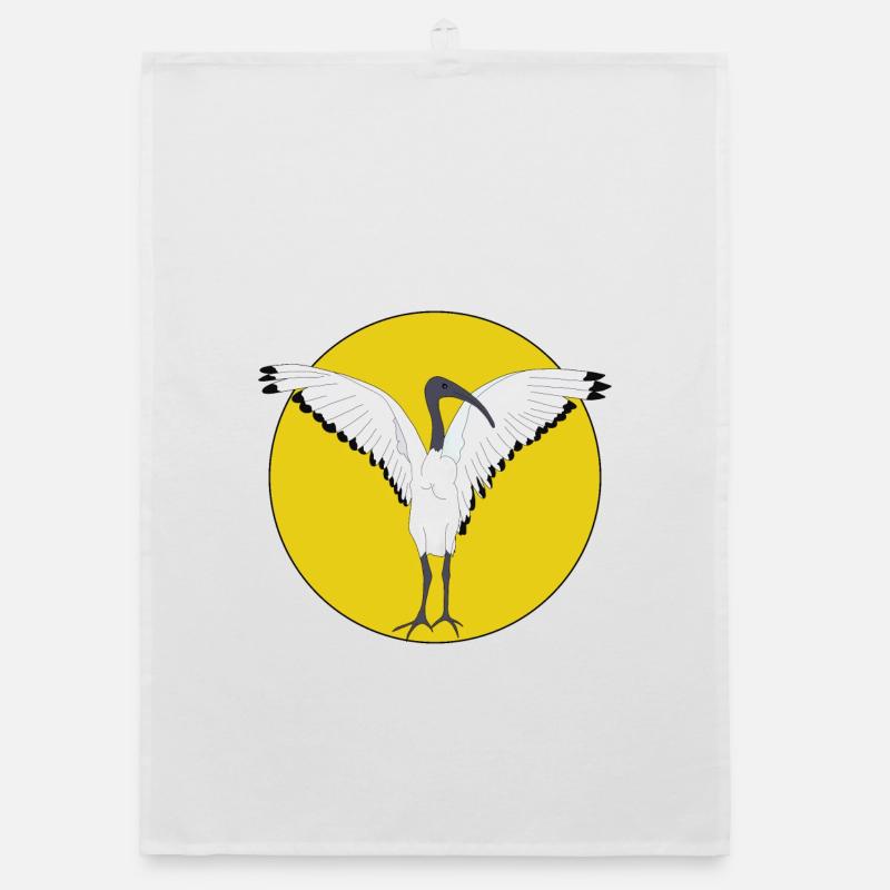 Mülleimer Hühnervogel Organic Geschirrtuch