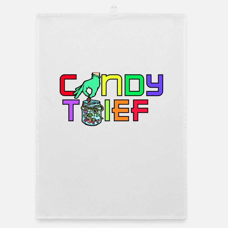 Déclaration de dessert Sweet Candy Candy Torchon bio