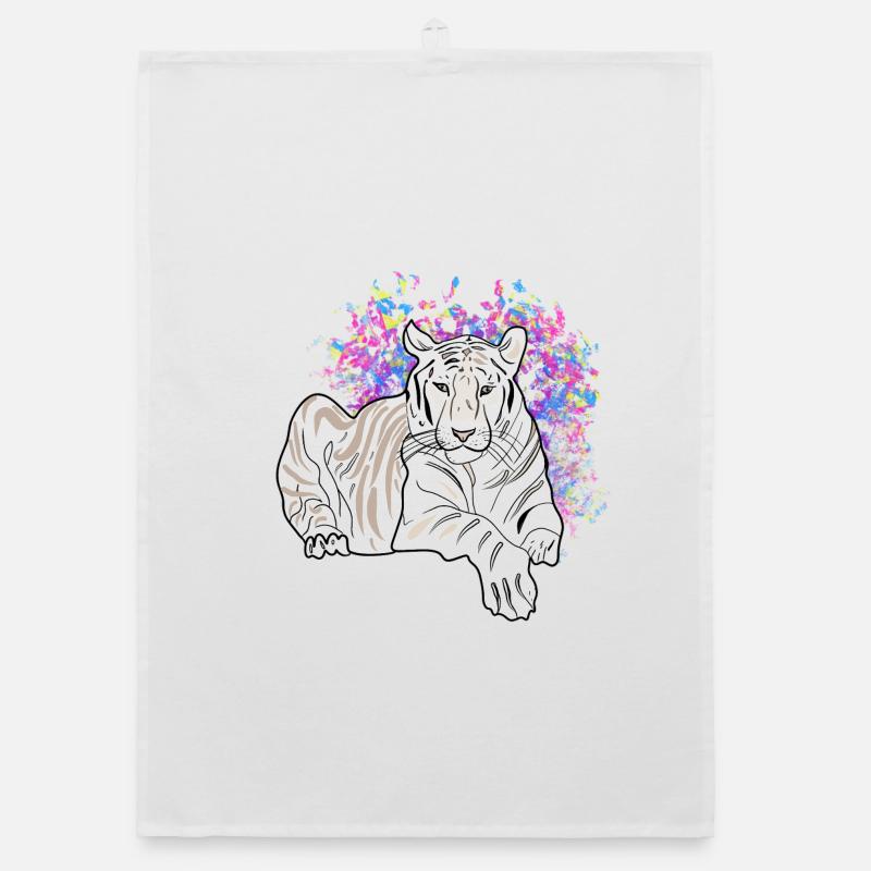 LYING TIGER Organic dish towel