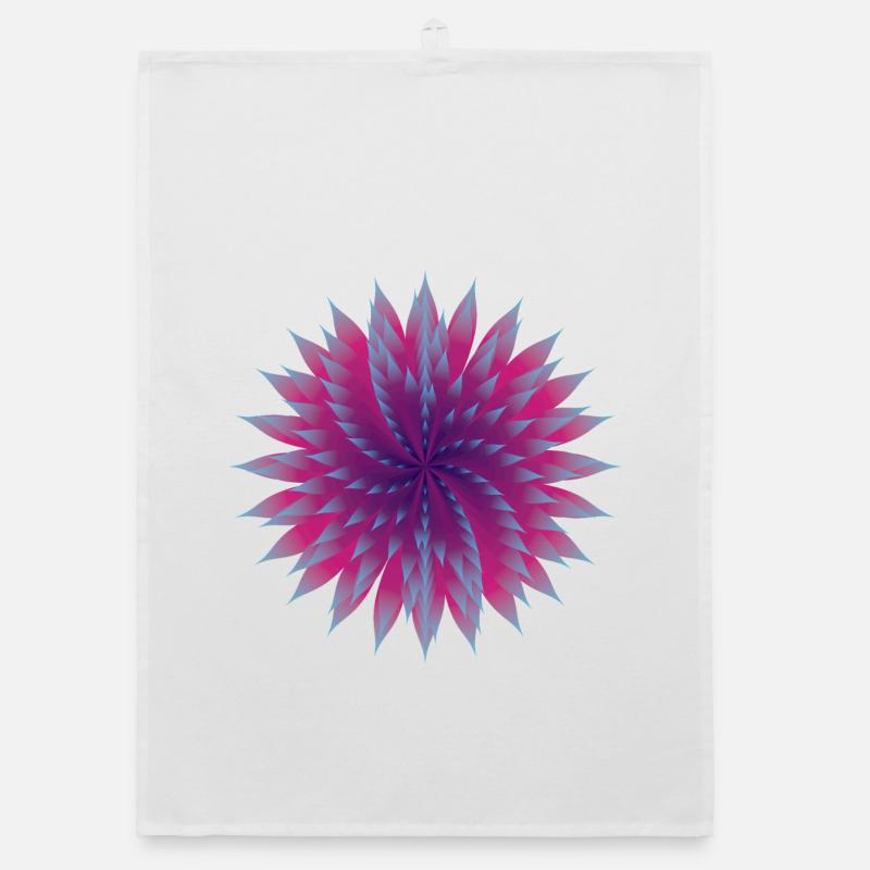 Vector Flower Organic dish towel