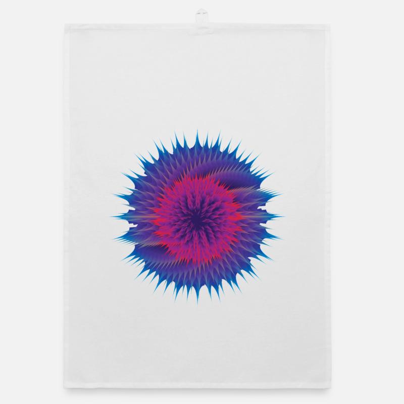 Vector Flower Organic dish towel