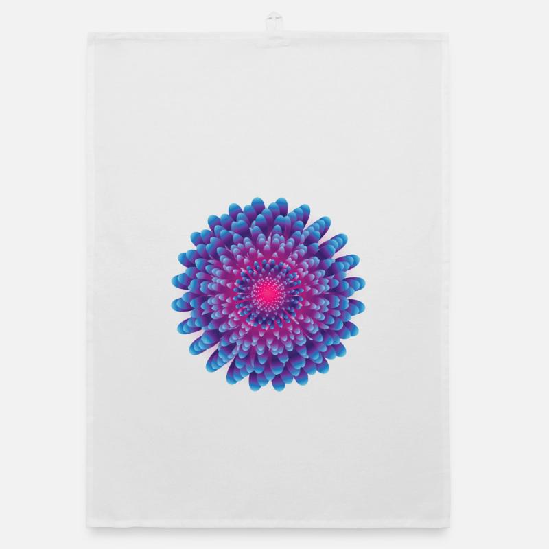 Vector Flower Organic dish towel