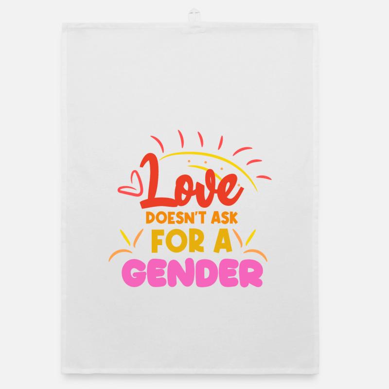 Gleichgeschlechtliche Partnerschaft Lgbt Statement Organic Geschirrtuch