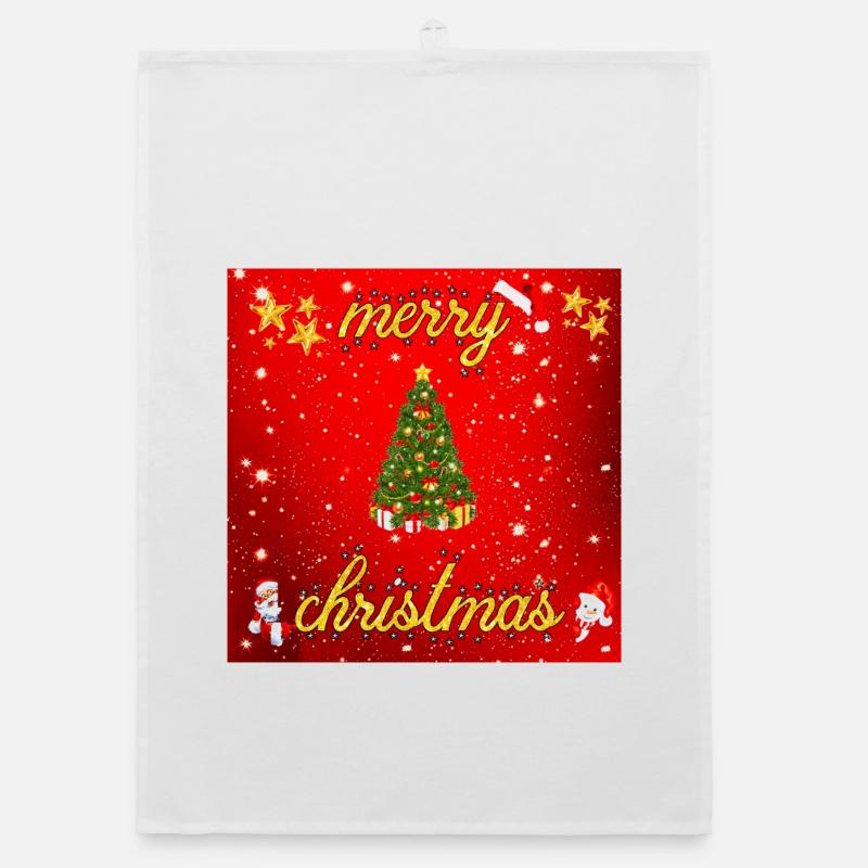 Joyeux Noël version 2 Torchon bio