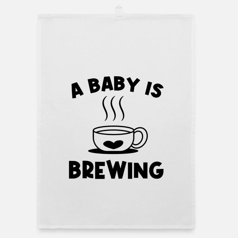 Grossesse Bébé Ventre Grossesse Déclaration Bébé Torchon bio