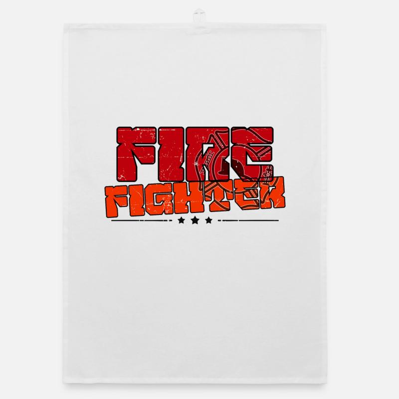 Fire Protection Firefighter Statement Fire Brigade Organic dish towel