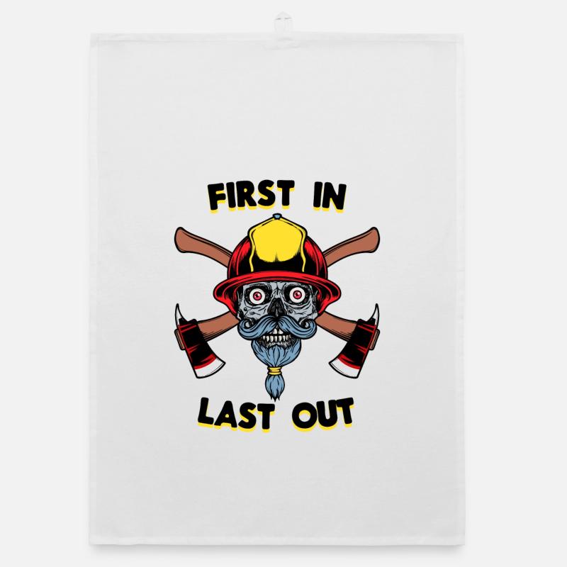 Firefighter Statement Fire Protection Organic dish towel