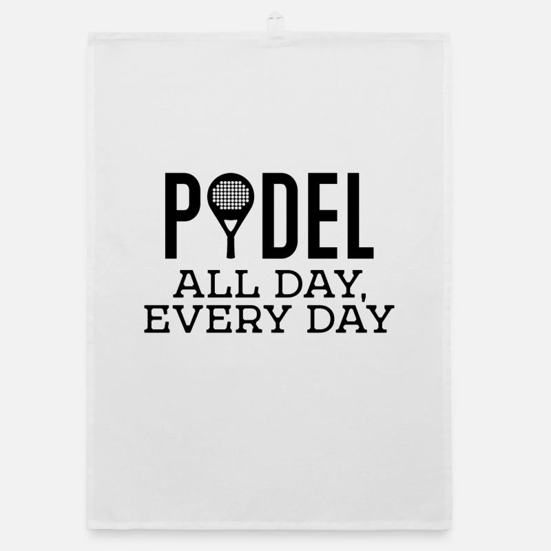 Schläger Padel Training Padelspiel Statement Organic Geschirrtuch