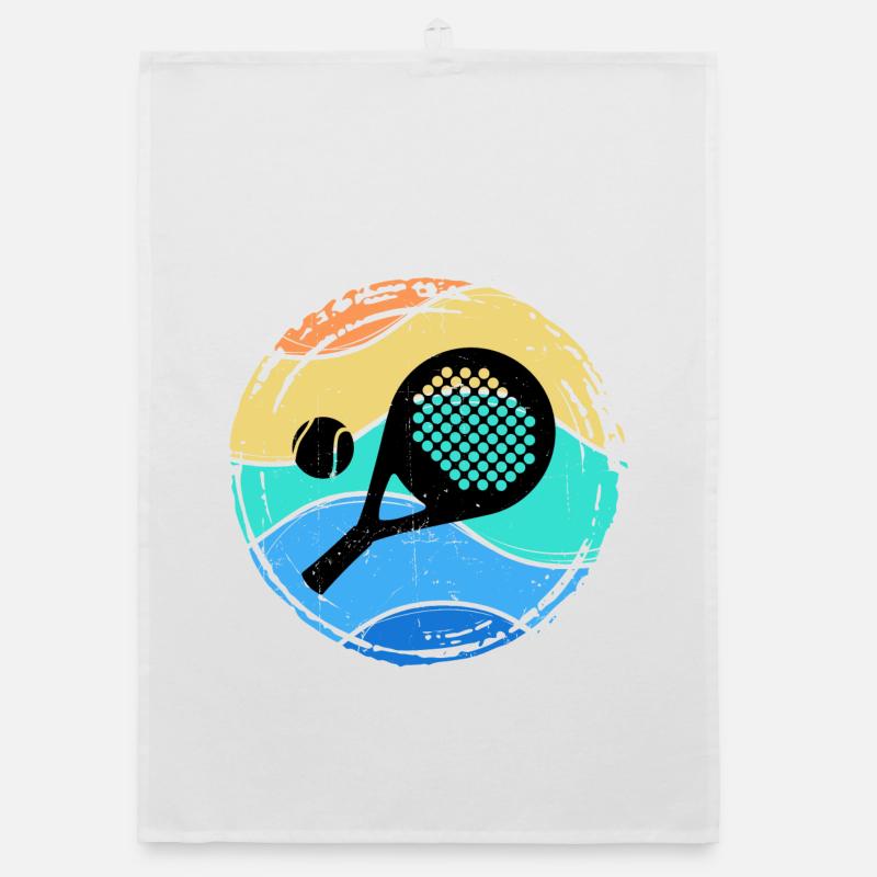 Joueur de padel Padel Game Setback Racket Ball Torchon bio