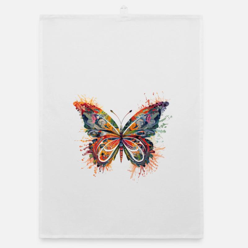 Butterfly Organic dish towel