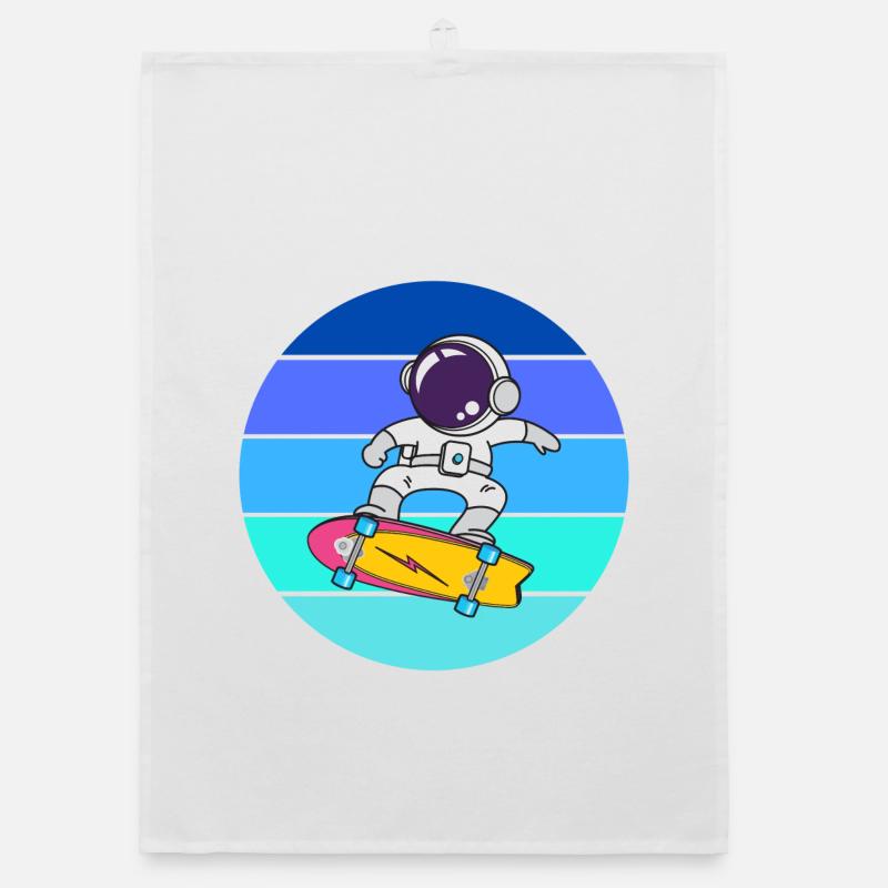 astronaut, space, cosmonaut Organic dish towel