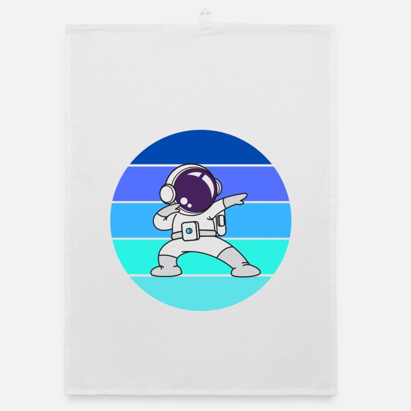 astronaute, spaceman, fusée Torchon bio
